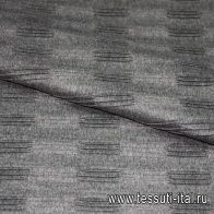 Плательная фактурная (о) серая - итальянские ткани Тессутидея арт. 17-0742