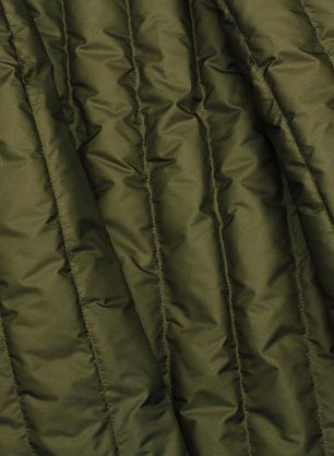 Деталь для пуховика с водоотталкивающим покрытием наполнитель пух 90*65см темное хаки - в интернет-магазине тканей Тессутидея арт. F-6497