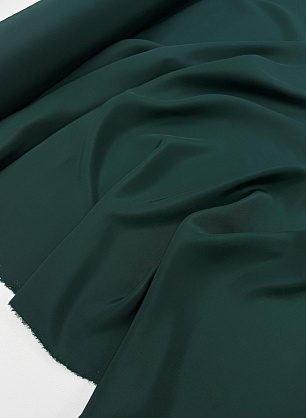 Шелк кади (о) темно-зеленый - в интернет-магазине тканей Тессутидея арт. 10-5058