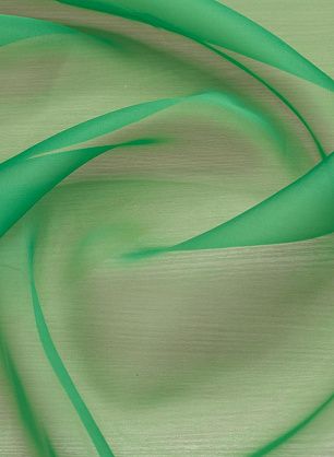 Органза (о) зеленая - в интернет-магазине тканей Тессутидея арт. 10-2725