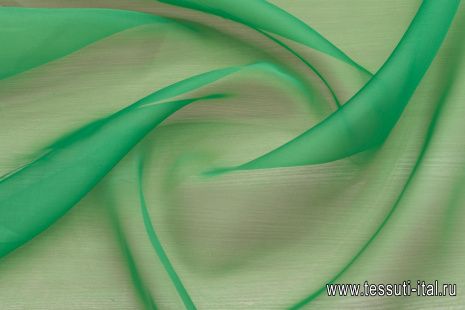 Органза (о) зеленая - итальянские ткани Тессутидея арт. 10-2725