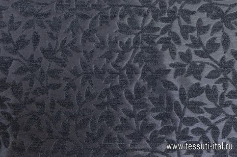Жаккард с люрексом (о) темно-серый - итальянские ткани Тессутидея арт. 03-5864