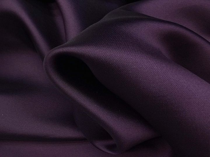 Органза (о) фиолетовая - итальянские ткани Тессутидея арт. 03-5208