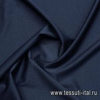 Трикотаж хлопок (о) темно-синий - итальянские ткани Тессутидея арт. 12-1183