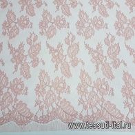 Кружево (о) розовое антико ш-105см Jean Bracq - итальянские ткани Тессутидея арт. 03-3939