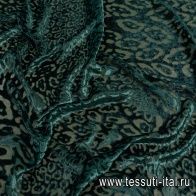 Панбархат (о) изумрудный - итальянские ткани Тессутидея арт. 10-2586
