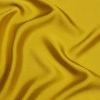 Шелк атлас дабл (о) ярко-желтый - итальянские ткани Тессутидея арт. 10-3223