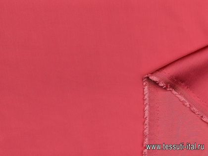 Плательная вискоза (о) брусничная - итальянские ткани Тессутидея арт. 04-1553