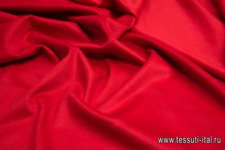 Костюмная (о) красная - итальянские ткани Тессутидея арт. 05-3723