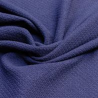 Костюмная стрейч (о) темно-синяя в стиле Chanel - итальянские ткани Тессутидея арт. 01-5085