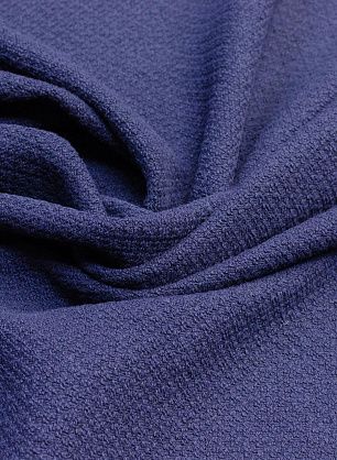 Костюмная стрейч (о) темно-синяя в стиле Chanel - в интернет-магазине тканей Тессутидея арт. 01-5085