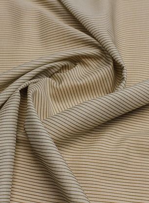 Батист (н) бежево-коричневая полоска - в интернет-магазине тканей Тессутидея арт. 01-7401