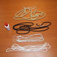 Нить жемчуга-d 8mm - итальянские ткани Тессутидея арт. F-0477