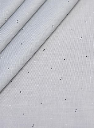 Сорочечная (н) черно-белые вкрапления на светло-сером меланже - в интернет-магазине тканей Тессутидея арт. 01-5698