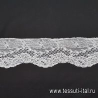 Кружево (о) белое ш-8см Solstiss - итальянские ткани Тессутидея арт. 03-4449