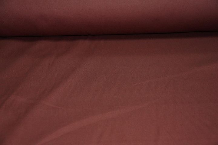 Хлопок диагональ стрейч (о) светло-коричневый ш-160см - итальянские ткани Тессутидея арт. 01-3230