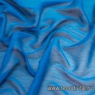 Шифон крэш (о) светло-синий - итальянские ткани Тессутидея арт. 10-1222