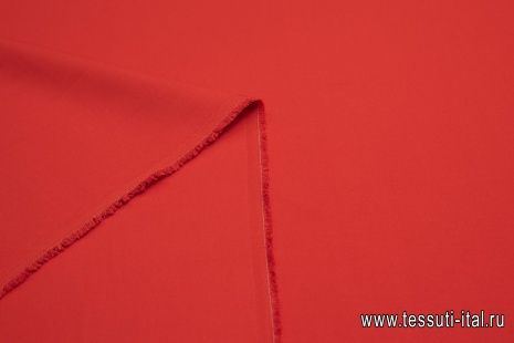 Плательная стрейч (о) морковная - итальянские ткани Тессутидея арт. 03-6297