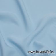 Шелк кади (о) голубой - итальянские ткани Тессутидея арт. 10-2297