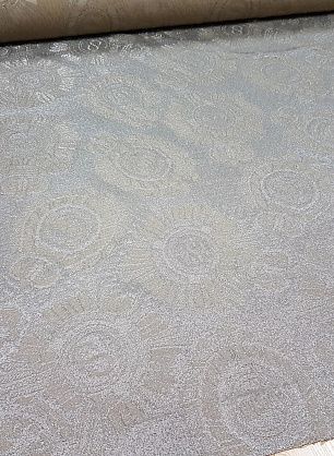 Трикотаж фактурный с люрексом (н) серебрянно-бежевый - в интернет-магазине тканей Тессутидея арт. 13-1195