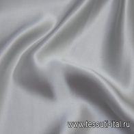 Шелк дюшес (о) светло-серый - итальянские ткани Тессутидея арт. 10-2184