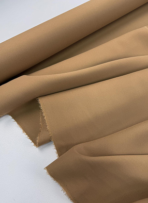 Шелк кади стрейч (о) темно-бежевый - в интернет-магазине тканей Тессутидея арт. 10-5061