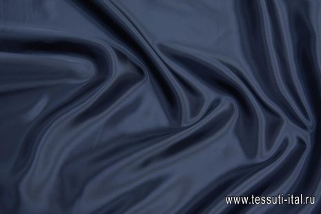 Подкладочная вискоза (о) темно-синяя - итальянские ткани Тессутидея арт. 08-1208