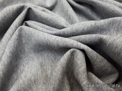 Футер (о) серый меланж - итальянские ткани Тессутидея арт. 12-0864