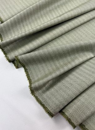 Костюмная кашемир+шелк 240 г/м (н) молочно-зеленая елочка - в интернет-магазине тканей Тессутидея арт. 05-5210