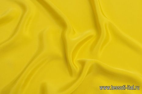 Шелк кади (о) желтый - итальянские ткани Тессутидея арт. 10-2334