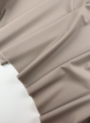 Плательная стрейч фактурная (о) серо-бежевая ш-150см  - в интернет-магазине тканей Тессутидея арт. 17-0759