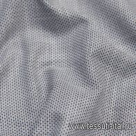 Сорочечная (н) черно-белый принт - итальянские ткани Тессутидея арт. 01-6232