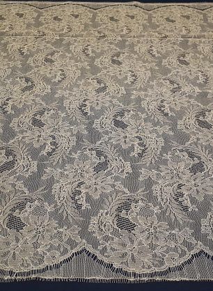 Кружевное полотно с люрексом (н) охра Solstiss - в интернет-магазине тканей Тессутидея арт. 03-5381