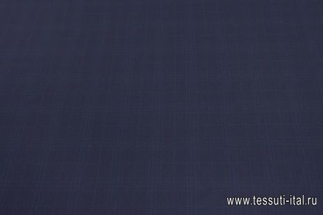 Костюмная (о) синяя клетка Loro Piana - итальянские ткани Тессутидея арт. 05-3936
