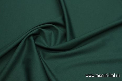 Костюмная стрейч (о) темно-зеленая - итальянские ткани Тессутидея арт. 05-4655