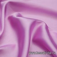 Шелк атлас стрейч (о) розово-сиреневый - итальянские ткани Тессутидея арт. 02-7587