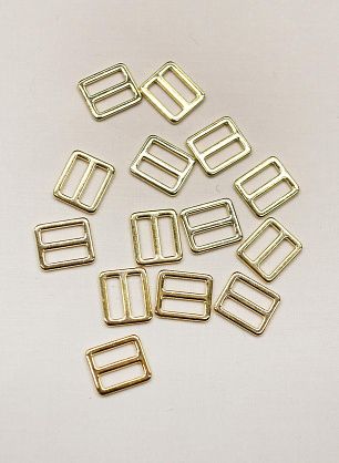 Регулятор для бретелей металл золото 1см - в интернет-магазине тканей Тессутидея арт. F-6922