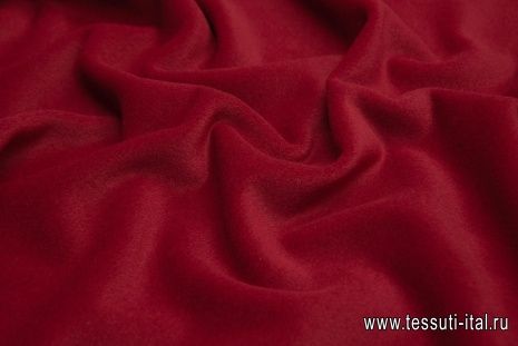 Пальтовая (о) темно-красная  - итальянские ткани Тессутидея арт. 09-1766