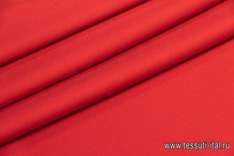 Плательная стрейч (о) красная - итальянские ткани Тессутидея арт. 04-1319