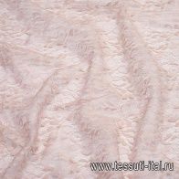 Кружево (о) светло-серо-розовое Solstiss - итальянские ткани Тессутидея арт. 10-0664