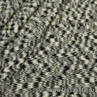 Жаккард (н) черно-белый орнамент - итальянские ткани Тессутидея арт. 04-1293