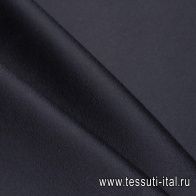 Пальтовая кашемир дабл двухслойная 460 г/м (о) темно-синяя - итальянские ткани Тессутидея арт. 09-2155