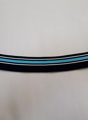 Подвяз (н) сине-бело-голубой 3*34-39см  - в интернет-магазине тканей Тессутидея арт. F-4054