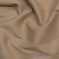 Лен стрейч (о) светло-коричневый - итальянские ткани Тессутидея арт. 16-0695