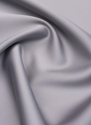 Плательная кади дабл (о) серая - в интернет-магазине тканей Тессутидея арт. 03-6822