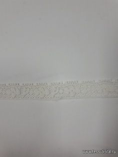 Кружевная тесьма (о) айвори ш-1,3см - итальянские ткани Тессутидея арт. 04-1051