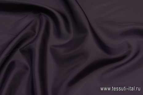 Подкладочная купра (о) темно-баклажановая - итальянские ткани Тессутидея арт. 08-1155