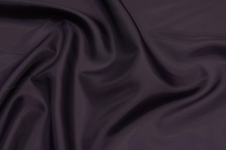 Подкладочная купра (о) темно-баклажановая - итальянские ткани Тессутидея арт. 08-1155
