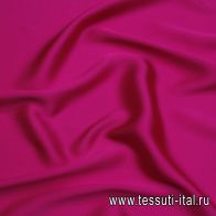 Шелк атлас дабл (о) фуксия - итальянские ткани Тессутидея арт. 10-3225