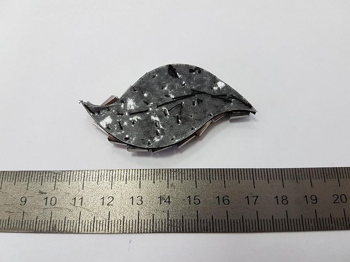 Термоаппликация со стеклярусом - итальянские ткани Тессутидея арт. F-3237